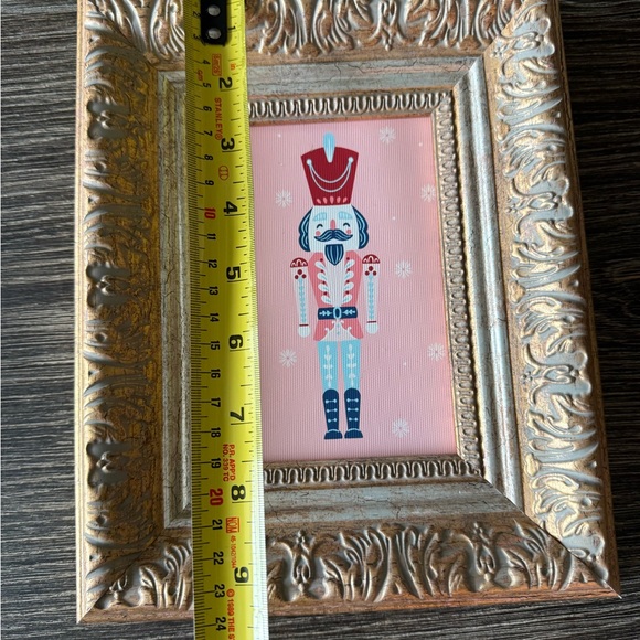 Brand new Gold Framed Christmas Nutcracker Picture - Picture 2 of 3